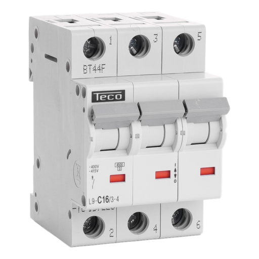 [/L9C1634] Disjoncteur Teco 3P 16A 4,5kA Courbe C