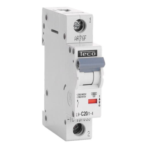[/L9C2014] Disjoncteur Teco 1P 20A 4,5kA Courbe C