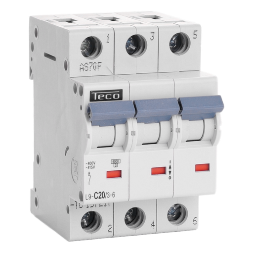 [/L9C2036] MCB TC 3P 20A 6kA Curve C