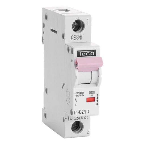 [/L9C214] Sicherungsautomat Teco 1P 2A 4.5kA Kurve C