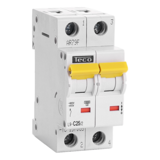 [/L9C252] MCB TC 2P 25A 10kA Curve C