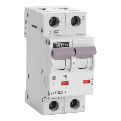 [/L9C3224] Sicherungsautomat Teco 2P 32A 4,5kA Kurve C