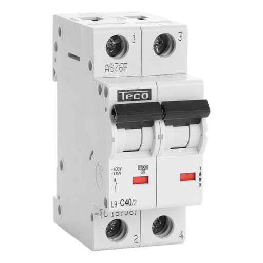 [/L9C402] Disjoncteur Teco 2P 40A 10kA Courbe C