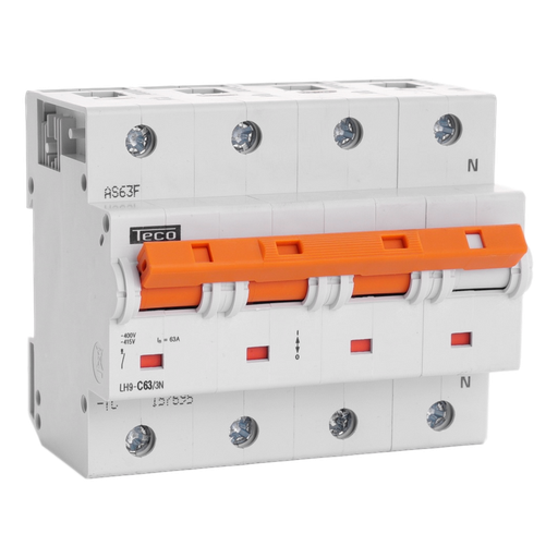 [/LH633NC] Automaat Teco 3N 63A 25kA Curve C