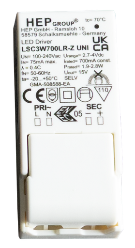 [/LSC3W700LRZ] FIX Driver HEP 700mA 3W