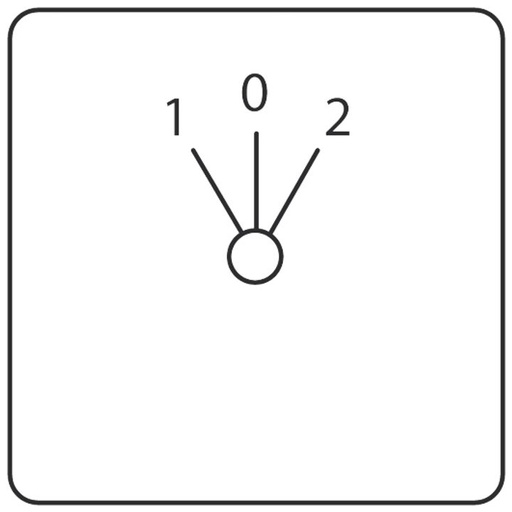 [/M10HEWU3G2] Omkeerschakelaar 3-fasig 20A paneelmontage 4 sch.