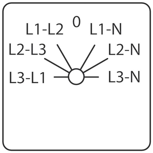 [/M10HZV1G2] Voltmeter selector switch 3 line and 3 phase voltages
