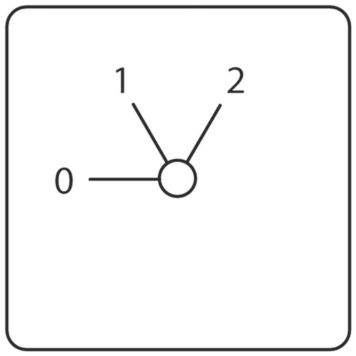 [/M20EST021G2] Multi step switch 1-pole with off, 2 steps