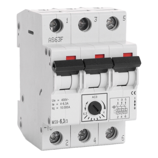 [/MS96.33] Disjoncteur moteur Teco 3P 4,00 - 6,30A