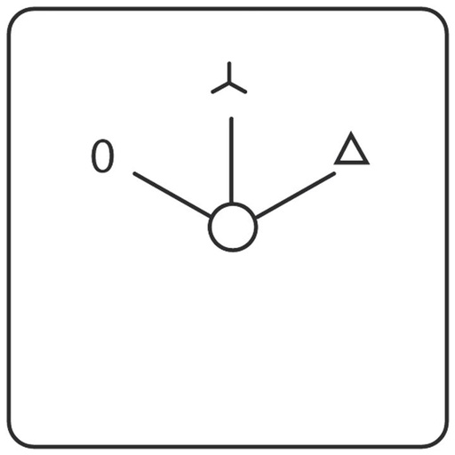 [/N20PSDG2] Star-Delta switch one rotary direction