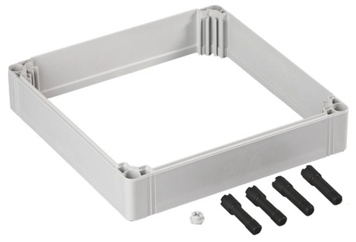 [/OPCP202006E] 200x200x55 Uitbreidingskader O PC IP66 volle wanden
