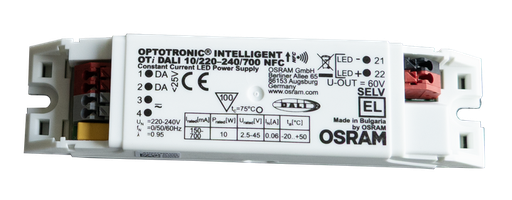 [/OTI10DALI300MA] OSRAM 10W DALI driver stroom gestuurd - 300mA met trekontlasting