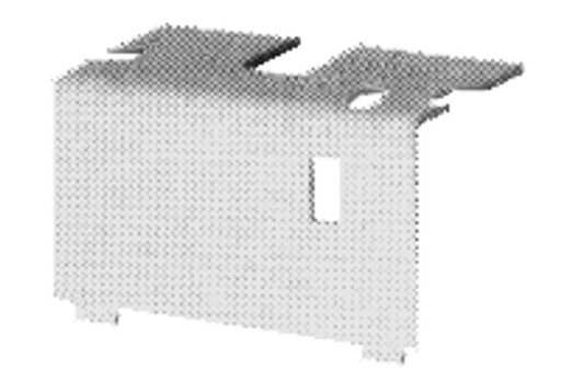 [/P721] Klemafdekplaat vr R25