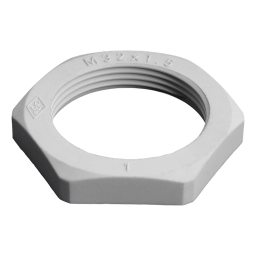 [/PCEM32] Kunststof tegenmoer schroefdraad: 32mm