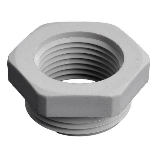 [/PREM25M20] Kunststof reductie schroefdraad: 25mm-20mm