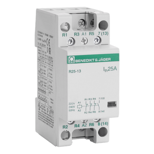 [/R2513230] Modularschalter B&J 1S. + 3Ö. 25A 230V