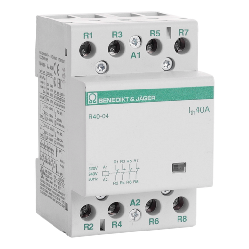 [/R4004230] Modulaire contactor B&J 40A 230VAC 4NG