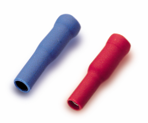 [/SOFACH-1.5] Insul. female bullet terminal, red 1.5mm², W6,6mm