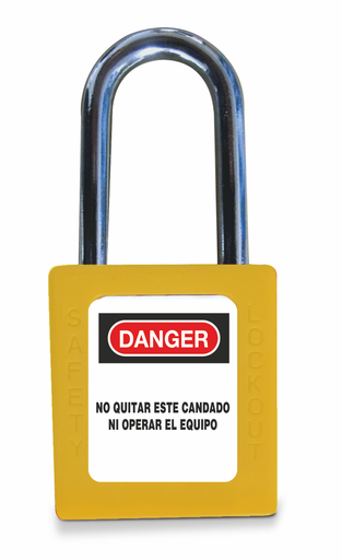 [/SOFC/ABS-38AM] ABS security padlock yellow