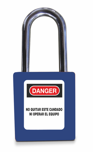 [/SOFC/ABS-38AZ] ABS security padlock blue
