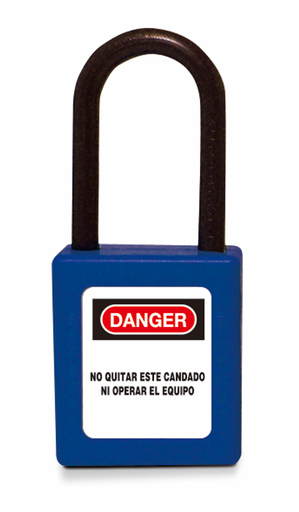 [/SOFC/COM-38-DKAZ] Composiet hangslot blauw