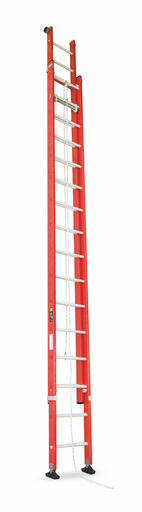 [/SOFEF/C-7014] Two-section extension ladder with cord, 2x14 steps