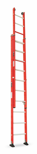 [/SOFEF/E-7014] Manually extendable two-section ladder, 2x14 steps