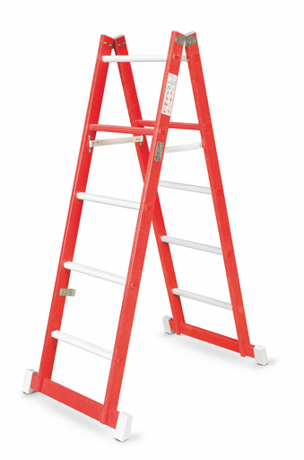 [/SOFEF/T-4516] Two-sided step ladder with 2x16 steps