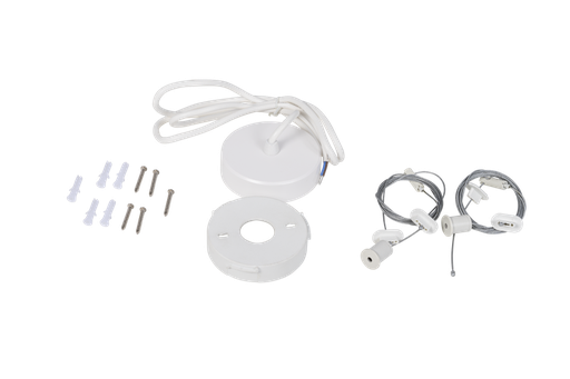 [/THIC060PENDKITW] Pendel kit  HILO  ø 600 Wit  L150