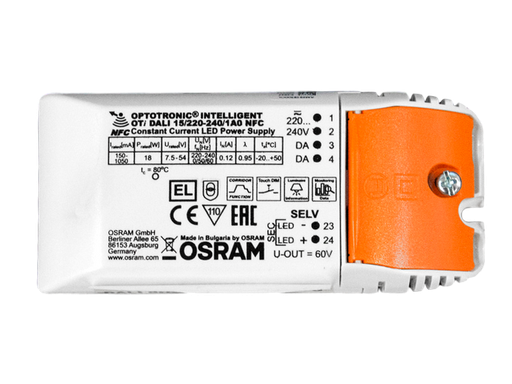 [/TLC009DS1] Treiber OSRAM DALI  500mA TECO KUANA S (1 Stck.) Zugentlast.