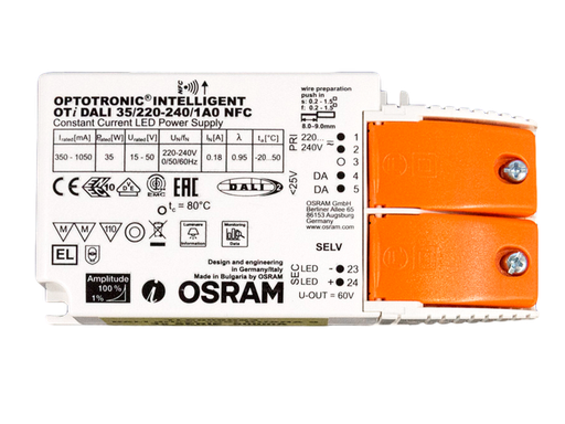 [/TLC009DS3] (AS) Driver DALI OSRAM 500mA TECO KUANA S (3 pcs) + anti-tract.