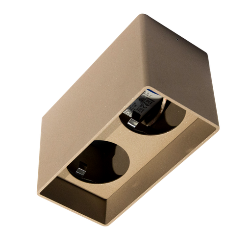 [/TLC009SCBAS2] Square base 2x KUANA Champ + Driver Phase Dim 20W
