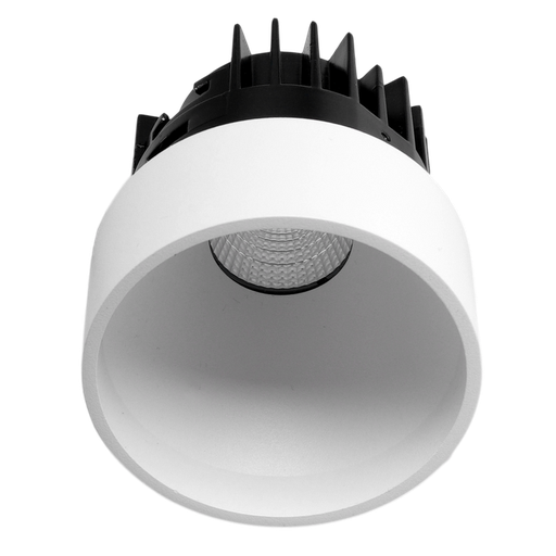 [/TLC009WWHR00] DL Semi-encast LED TECO KUANA S 9W 2700K IP54 Blanc Sans dr.