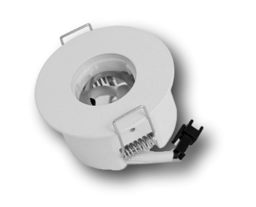 [/TLC100XW64RX] Adaptat Rond Blanc Encast D64 sans driver pour 1x Teco NAULA