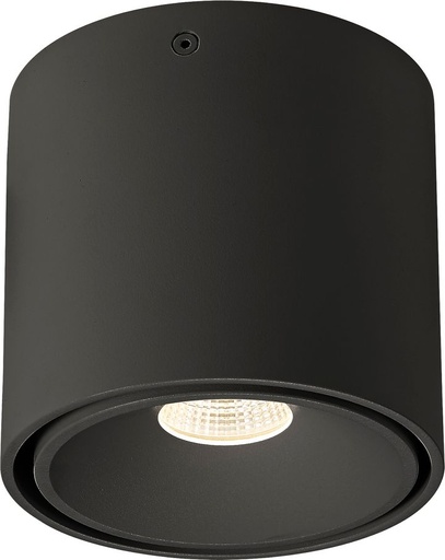 [/TLC109WBR353] DL Apparent LED TECO KUANA E Rond 9W 3000K 35° IP65 Noir