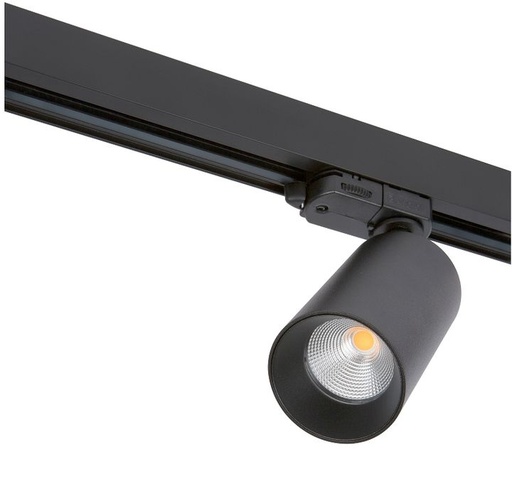 [/TLC112WB36Z1] Tracklight LED 3P TECO NAULA 12W 3000K 36° Ra90 Ø60 Noir Dim