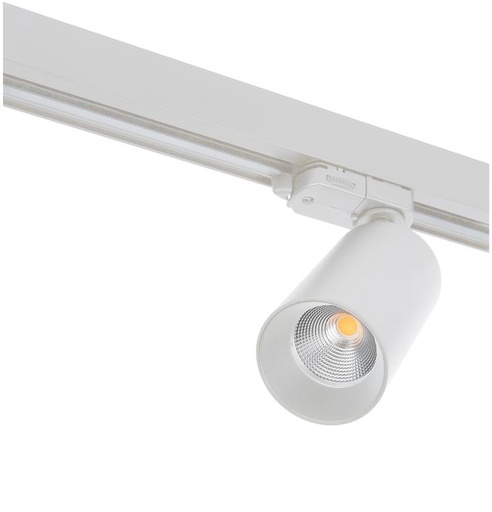 [/TLC112WW36Z1] Tracklight LED 3P TECO NAULA 12W 3000K 36° Ra90 Ø60 White Dim