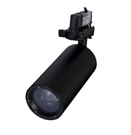[/TLC113WBHAZ0] Tracklight LED 3P TECO NAULA 13W 2700K 10°~48° Ø62 Nr. Dim