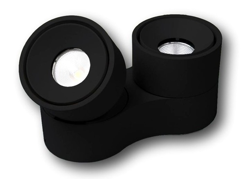 [/TLC210WB32X0] Spot LED Teco KALA 2x10W 212x100x103 32° 2700K Ra90 Dim Noir