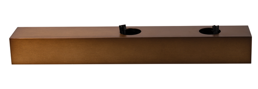 [/TLC220XE0DSS] Rechthoek Basis 335x50x40 voor TECO LED NAULA Brons 2x10W Dim