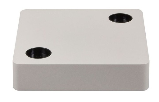 [/TLC220XWQDSS] Base Carrée 160x160x35 pour LED Teco NAULA Blanc 2x10W Dim