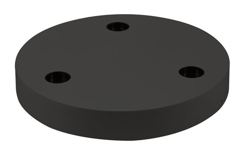 [/TLC330XB0DSR] Base Ronde 260x37 pour LED Teco NAULA Noir 3x10W Dim