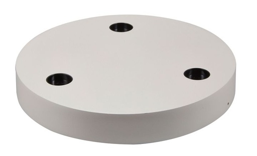 [/TLC330XW0DSR] Ronde Basis 260x37 voor TECO LED NAULA Wit 3x10W Dim