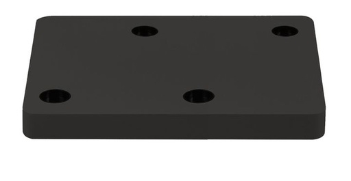 [/TLC440XBQDSS] Base Rect. 320x160x35 pour LED Teco NAULA Noir 4x10W Dim