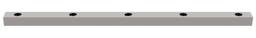 [/TLC550XWEDSL] Rechth Basis 1650x50x40 voor TECO LED NAULA Wt 5x10W Sym Dim