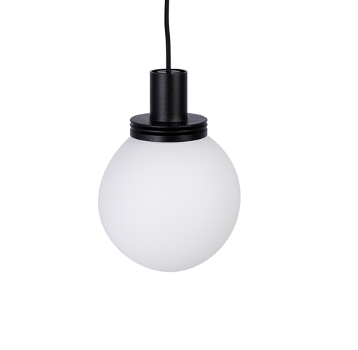 [/TLC710WB25S3] TECO NAULA Pendel. Kugel Ø100 9W 3000K Dim. Schwarz