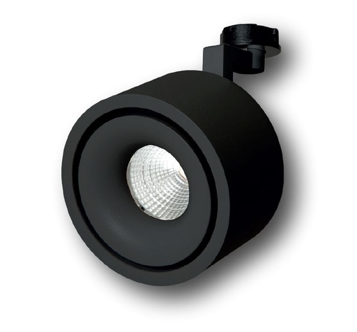 [/TLC810WB34S0] Round Spot Teco NAULA 9W 2700K Ra90 34° Dim Black