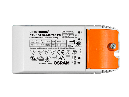 [/TLK402PHD] Driver 10W 700mA OSRAM Phase Dim voor TECO KHEO 40 (3-4 st.)