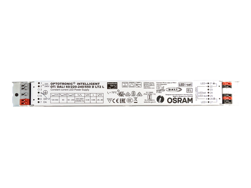 [/TLK586DS4] DALI Driver OSRAM 350mA TECO KHEO 58 (4 st) geen trekontlast