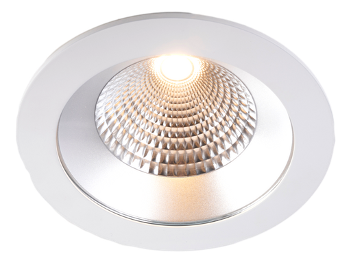 [/TLK840W060X2] TECO LED-Downlight CILENA 8'' 40W 60° 3000K IP20 Zdr.Driver + Vrouw. stek. 15cm